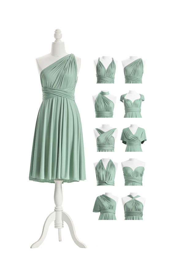 72Styles Sage Green Multiway Infinity Dress