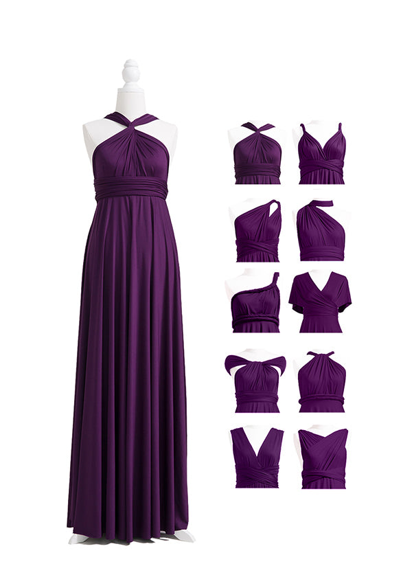 72styles Dark Purple Multiway Infinity Dress