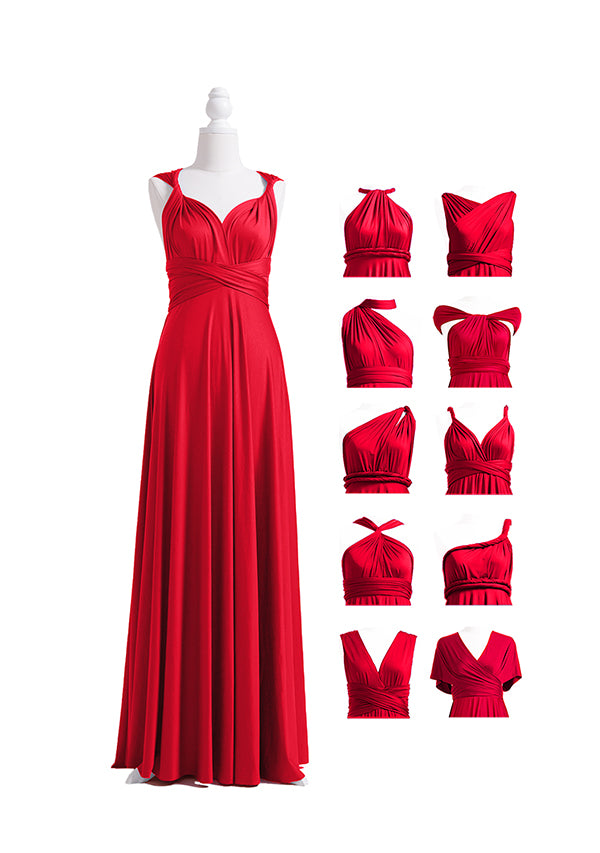 72styles Red Multiway Infinity Dress