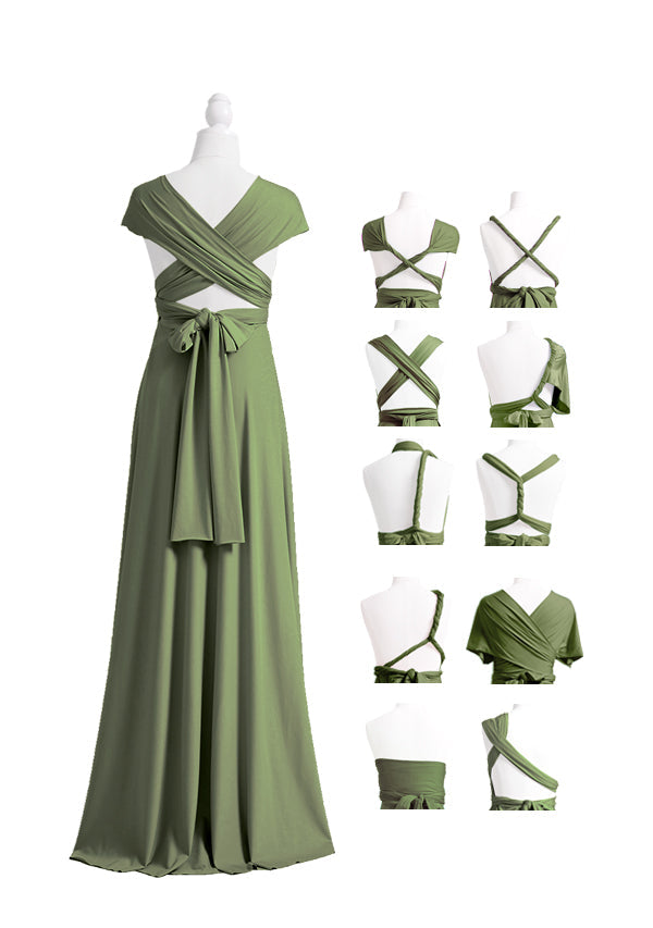 72styles Olive Green Multiway Infinity Dress