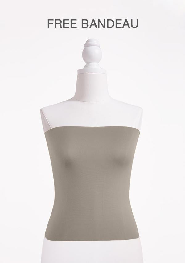 Taupe Multiway Convertible Infinity Dress