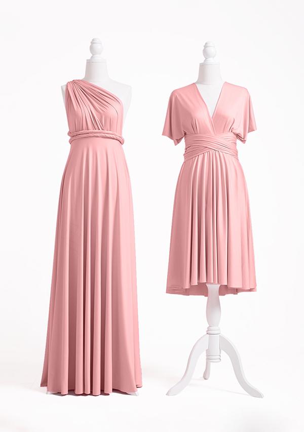 Dusty Rose Multiway Infinity Dress